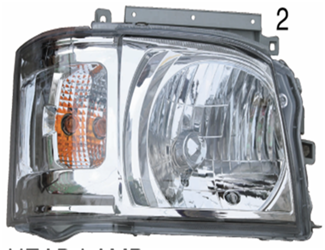 HIACE 05 HEAD LAMP Crystal white