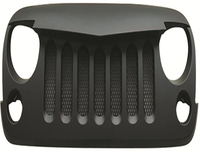 FOR WRABGKER 2007-2015 GRILLE BLACK